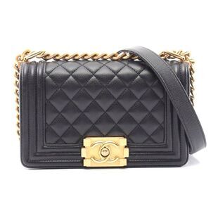 Chanel Boy Small Shoulder Bag Black